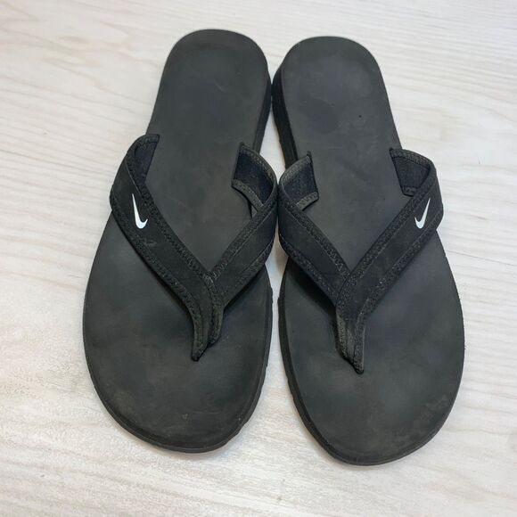 Nike Celso Black Women's Flip-Flop Sandals Size 9 - Picture 6 of 8